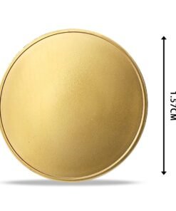 Brass coin engraving